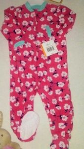 Softest cherry blossom infant girl PJs